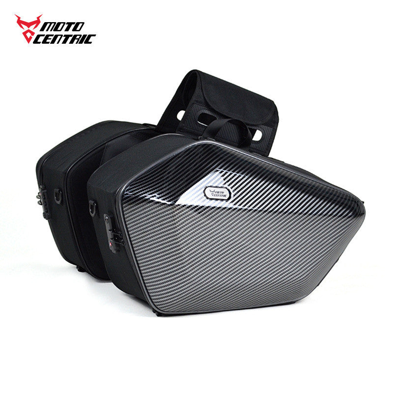 Universal Motorcycle Saddle Bag 60L Side Bag Camel Bag Motorcycle Helmet Bag Waterproof Tail Bag