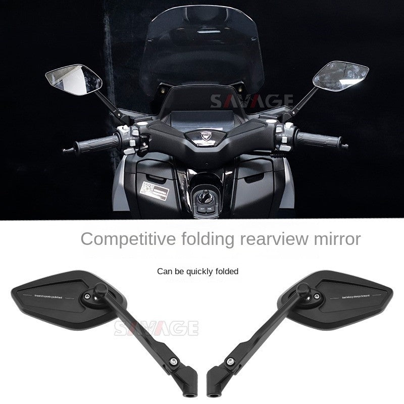 AVETA NOVA 250 Side Mirror Modified Aluminum Alloy Folding Rearview Mirror with Wide Field of Vision