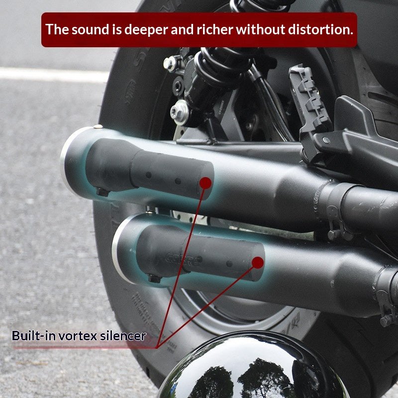 King Cobra Exhaust QJmotor SRV250 Modified Double Pipe Motorcycle Exhaust SRV250 AMT Full System
