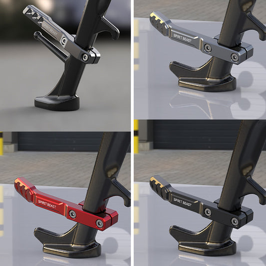 Zontes 368G Hi Low Version Anti-slip Side Stand Plate Kick Stand Extension Side Stand Parking Block