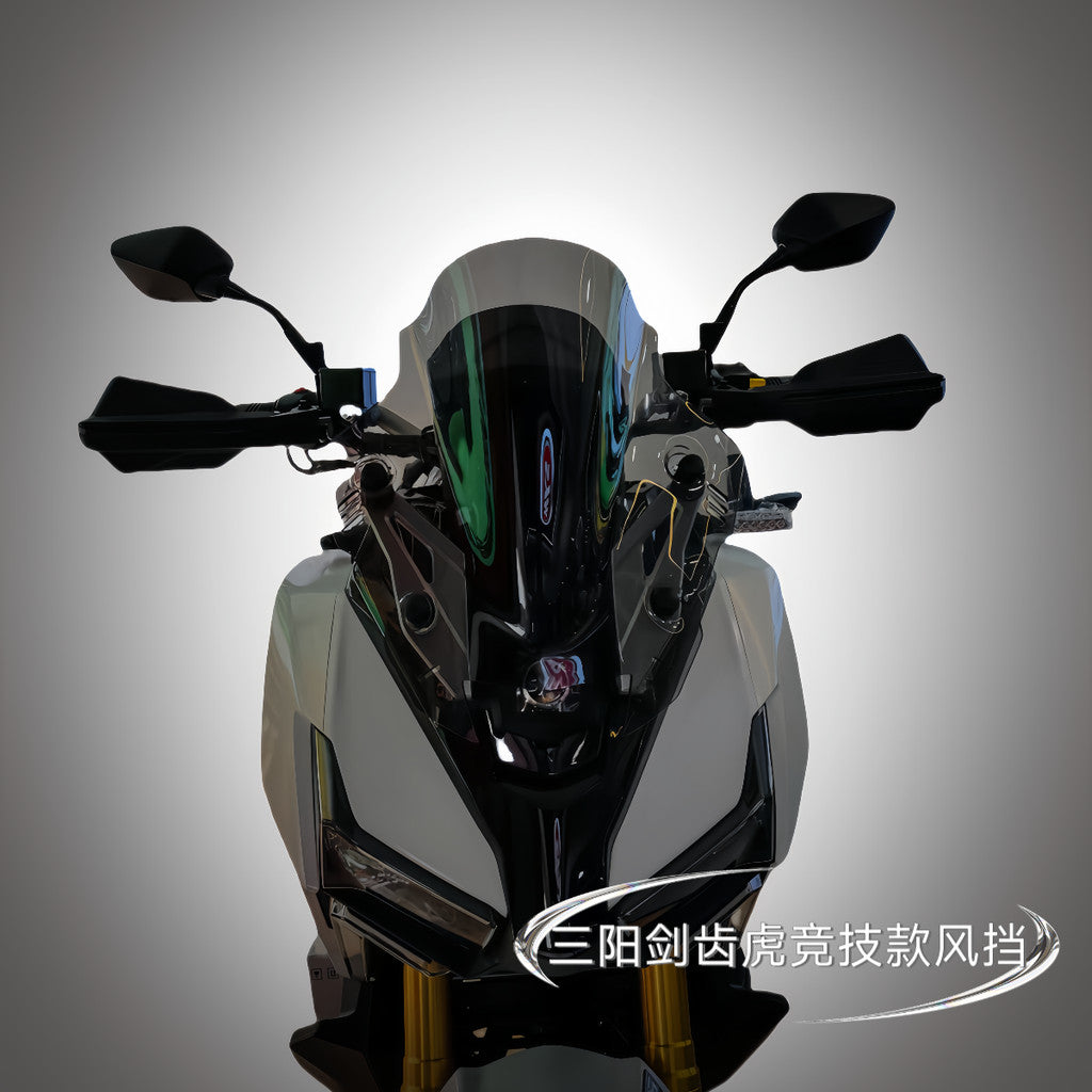 TFS Windshield Compatible with SYM ADXTG 400 Front Windshield 38cm Racing Sport ADXTG 400 Windscreen