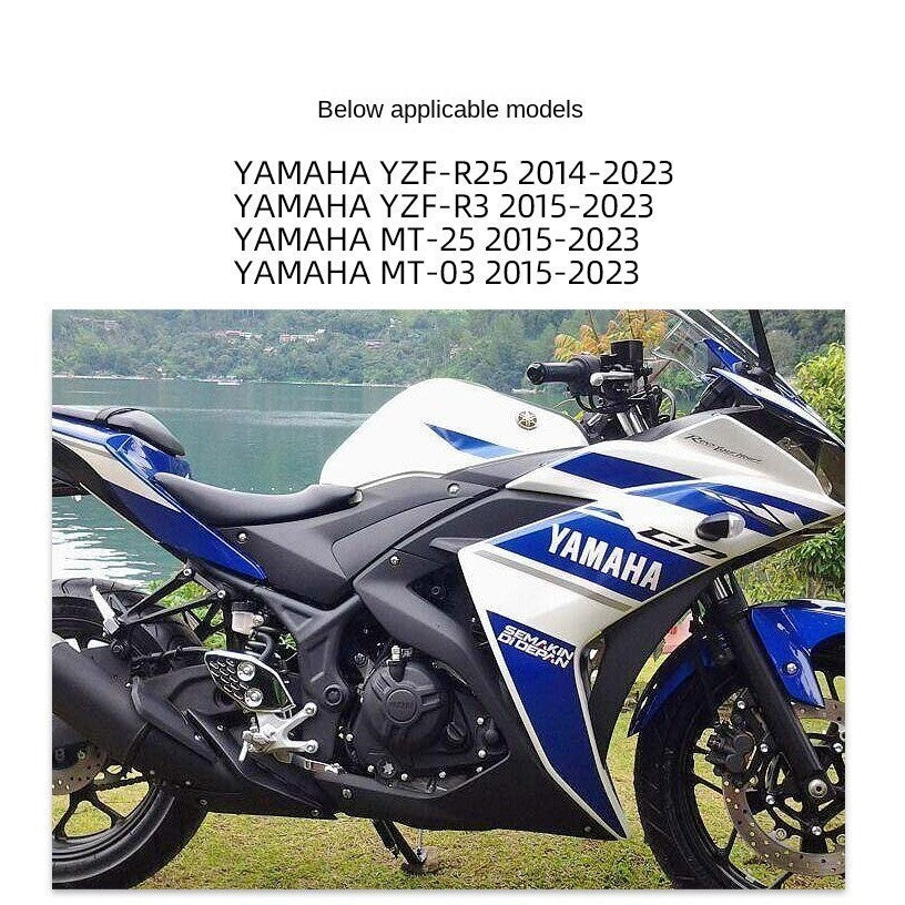 Yamaha MT25 MT03 R25 R3 Motorcycle Turn Signal Fighter Tail Fender License Plate Tail Tidy