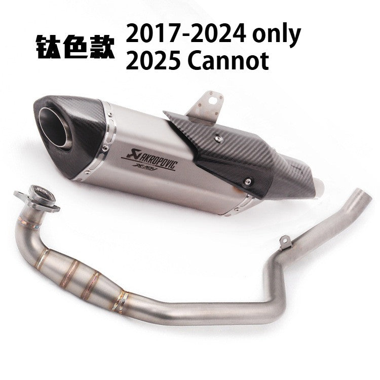 Honda XADV750 2021-2024 XADV 750 2025 Slipon Modified Exhaust Pipe Front Section and Tail Section