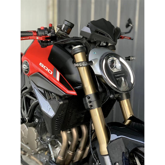 QJMOTOR SRK600 Round Headlight Original Motorcycle Spare Parts Headlight