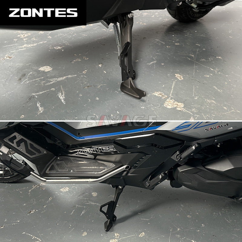 Easy Kick Stand for ZONTES 368G Side Stand Kick Support Extend Kickstand Extender (for 368G Low Seat Version)