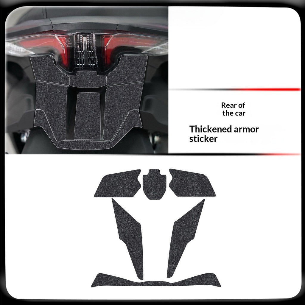 QJMOTO AX200S Motorcycle Armor Sticker Thickened Protective Decal Body Sticker AX200S Accessory