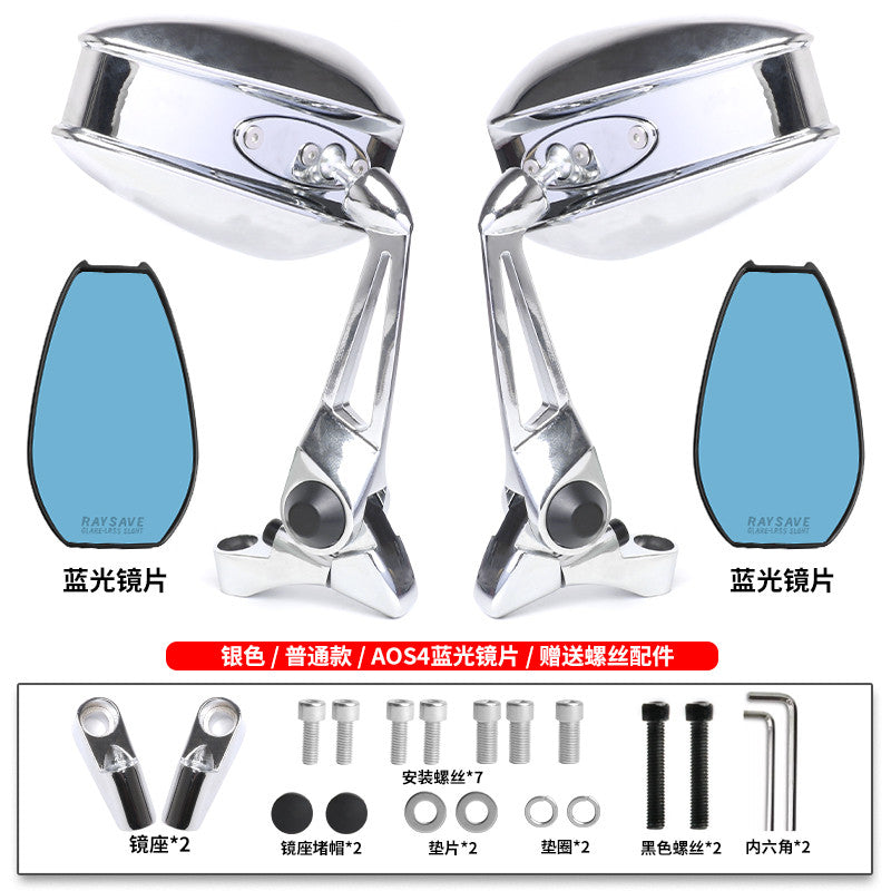 QJMOTOR Fortress 350 Side Mirror ATX 250 AOS4 Wide Anti-glare Rearview Mirror Fort 350 Accessories