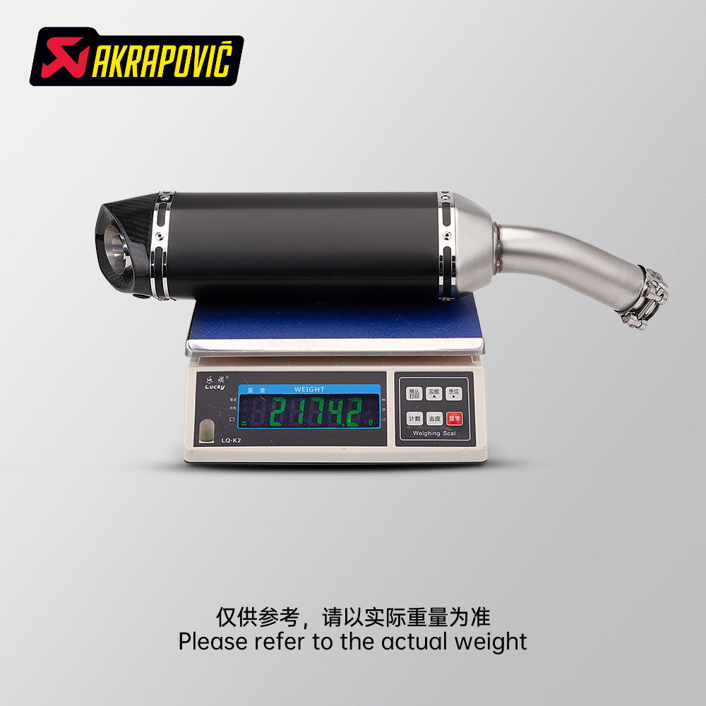 Honda Transalp XL750 Slip On Exhaust Pipe Muffler Stainless Steel Carbon Fiber Exhaust 2023-2025