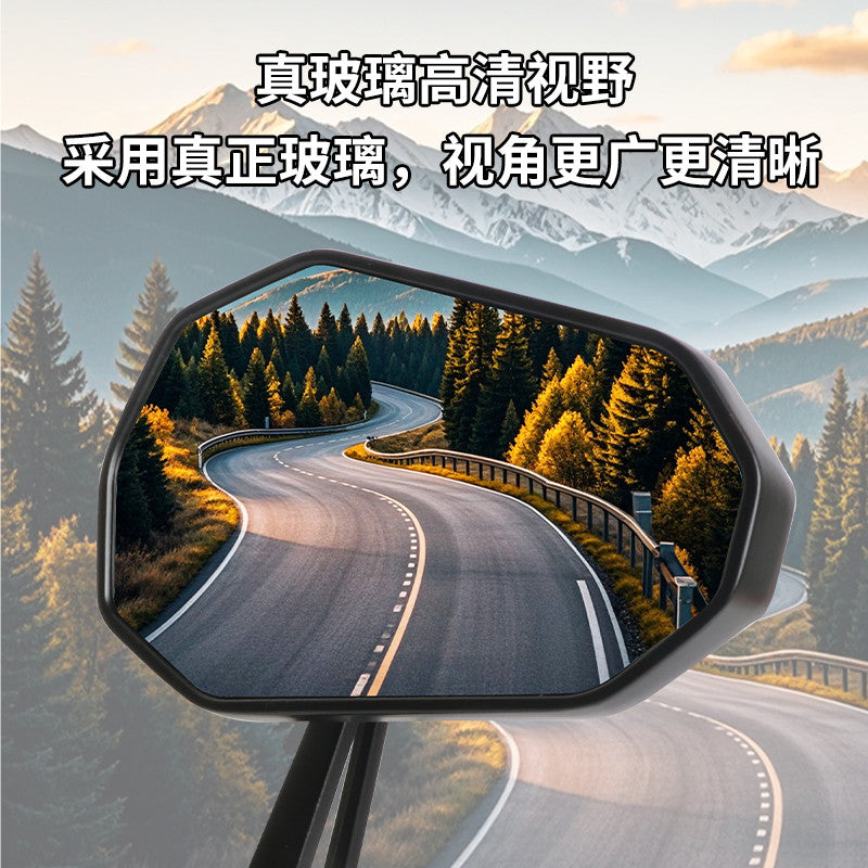 QJMOTOR FORTRESS 350 Motorcycle Modified AOS9 Universal Rearview Mirror Fort 350 Side Mirror
