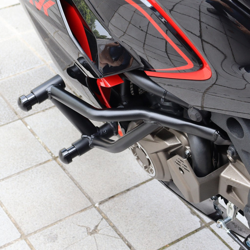 QJMOTOR SRK250RD Crash Bar Guard Bar Motorcycle Slider Racing Crash Bar Motorcycle Accessories