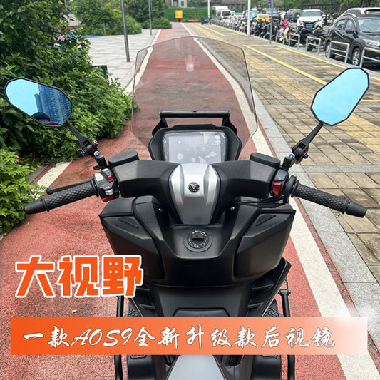 QJMOTOR FORTRESS 350 Motorcycle Modified AOS9 Universal Rearview Mirror Fort 350 Side Mirror