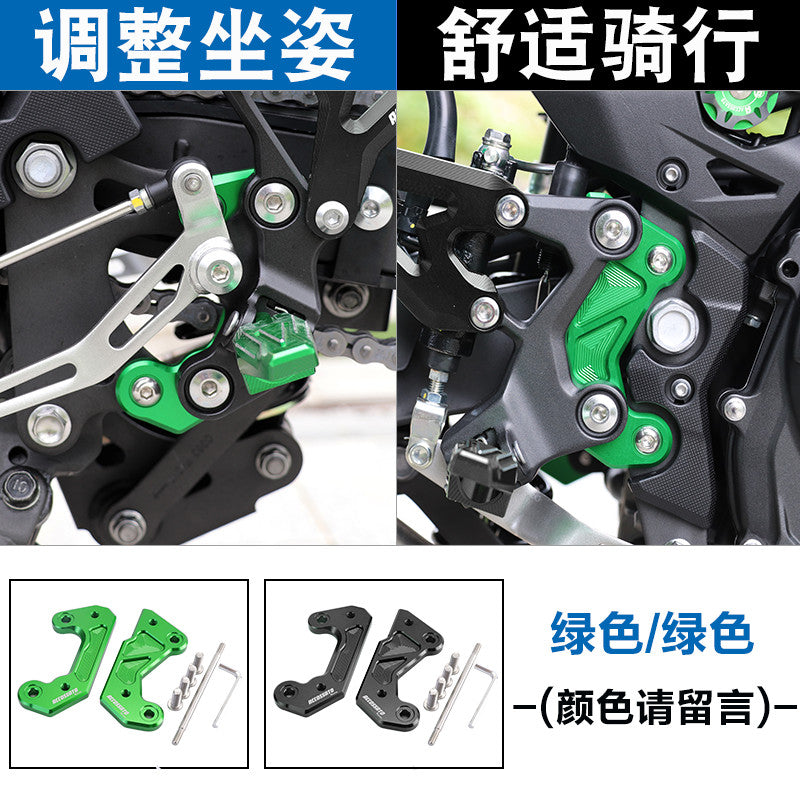 Kawasaki Ninja500 SE Footrest Rear Armrest Short Tail Guard Bar Exhaust Cover Modenas NInja 500 SE