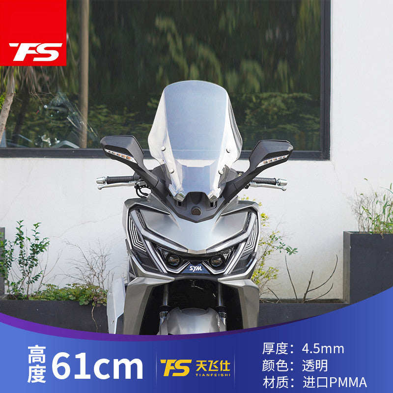 TFS SYM CRUISYM 400i 2025 Windshield Increase Height Windshield CRUISYM400 Front Windshield SYM400
