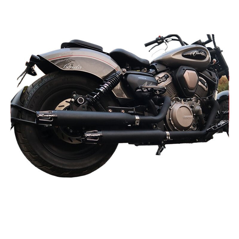 BENDA Napoleon BOB 500 Exhaust Chinchilla 500 Modified King Cobra Harley Style Exhaust Pipe