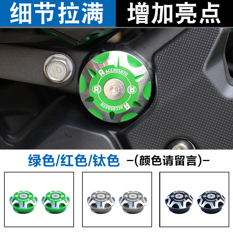 Kawasaki Ninja500 SE Footrest Rear Armrest Short Tail Guard Bar Exhaust Cover Modenas NInja 500 SE