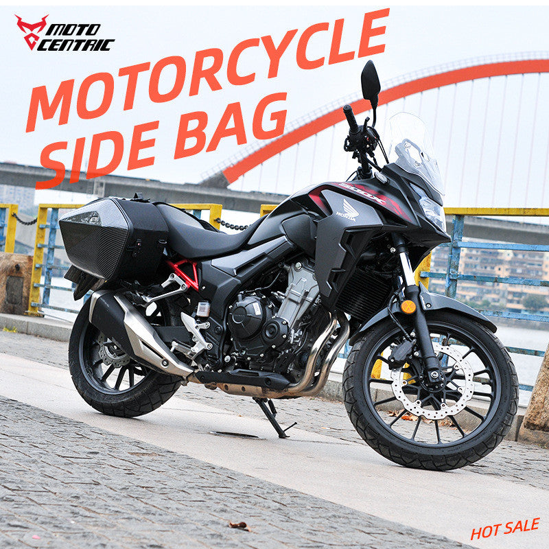 Universal Motorcycle Saddle Bag 60L Side Bag Camel Bag Motorcycle Helmet Bag Waterproof Tail Bag