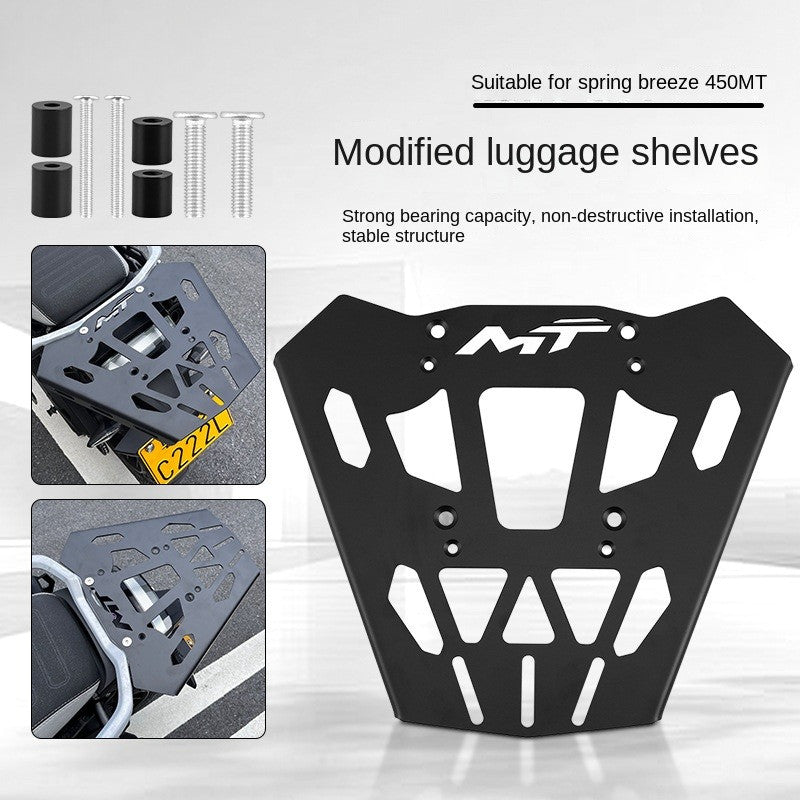 CFMOTO 450MT Modified Rear Rack Motorcycle Box Bracket Tail Box Chassis Rear Parcel or Luggage Rack