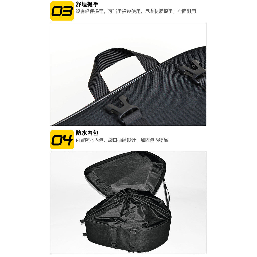 Universal Motorcycle Saddle Bag 60L Side Bag Camel Bag Motorcycle Helmet Bag Waterproof Tail Bag