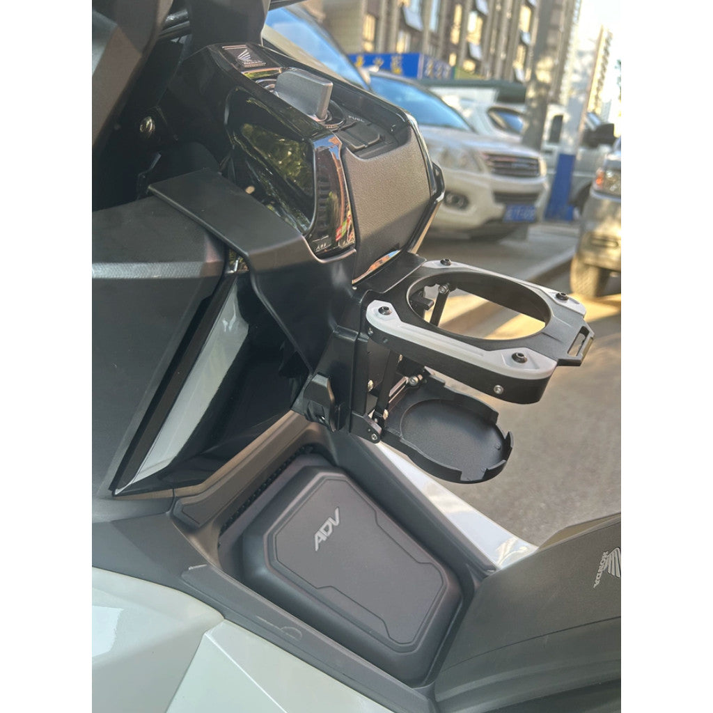 Honda ADV350 2025 Aluminum Alloy Folding Cup Holder Motorcycle Travel Cup Holder Beverage Cup Holder