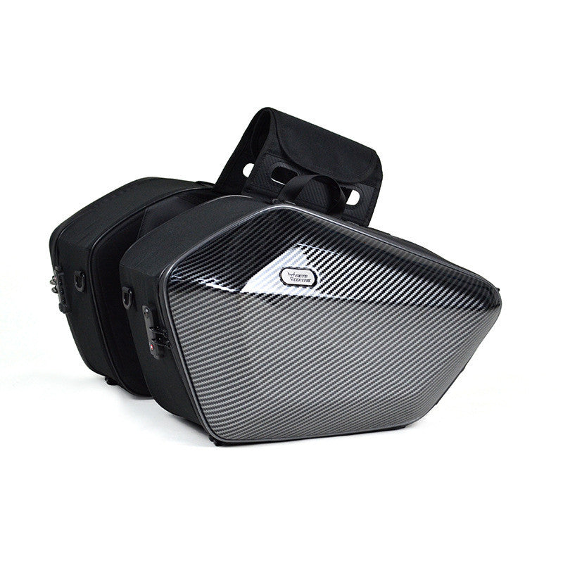 Universal Motorcycle Saddle Bag 60L Side Bag Camel Bag Motorcycle Helmet Bag Waterproof Tail Bag