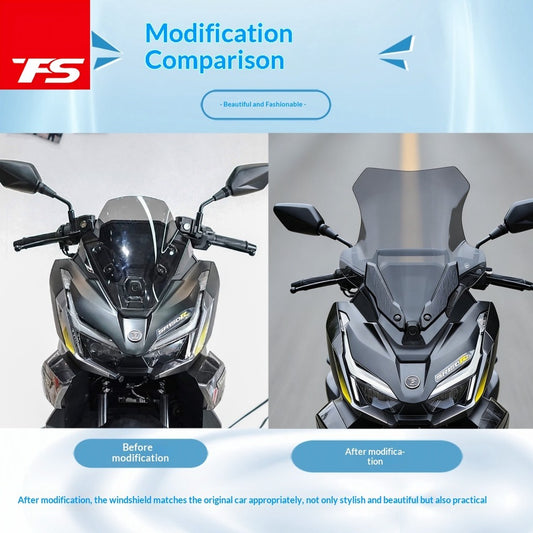 TFS VOGE SR150R Windshield Plate Cover Crossbar Bracket Windshield Deflector SR150R Windscreen