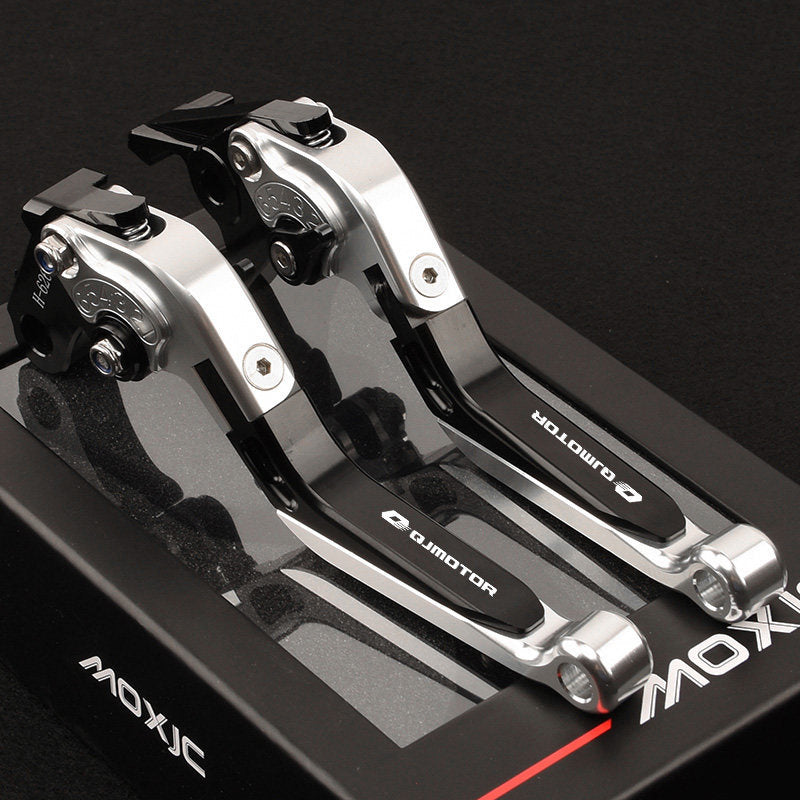 QJMOTOR SRK450RD SRK250RD SRK600RC Brake Clutch Lever Handlebar Foldable Extendable Motorcycle Parts