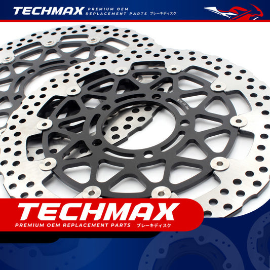 Techmax Brake Disc for Kawasaki Z800 13-16 Years Brake Disc Front Brake Disc Z800