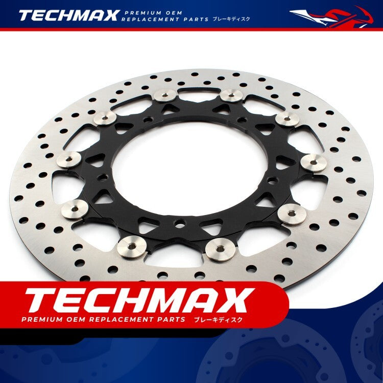 Techmax Brake Disc for Yamaha R6 05-16 Front Brake Disc Front Brake Disc