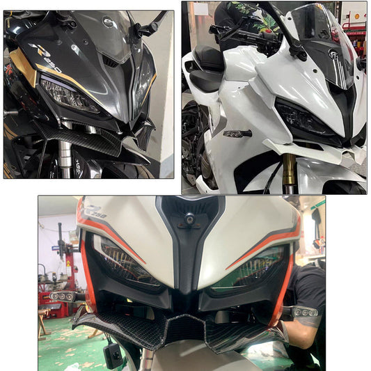 QJMOTOR SRK250R Modified Winglet Side Mirror Winglet Shark Fin Winglet Blade Side Winglet