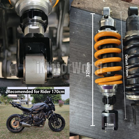 Yamaha MT07 2014-2022 Monoshock Absorber 320mm