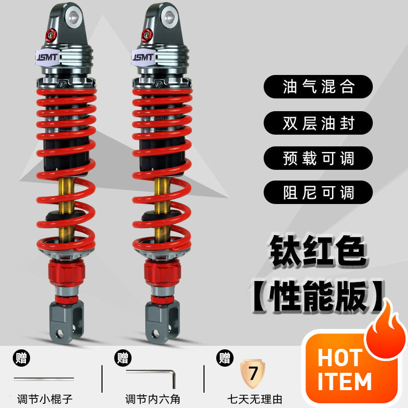 JSMT HONDA FORZA 250 Motorcycle Rear Shock Absorber Performance Adjustable Preload Step Nitrogen