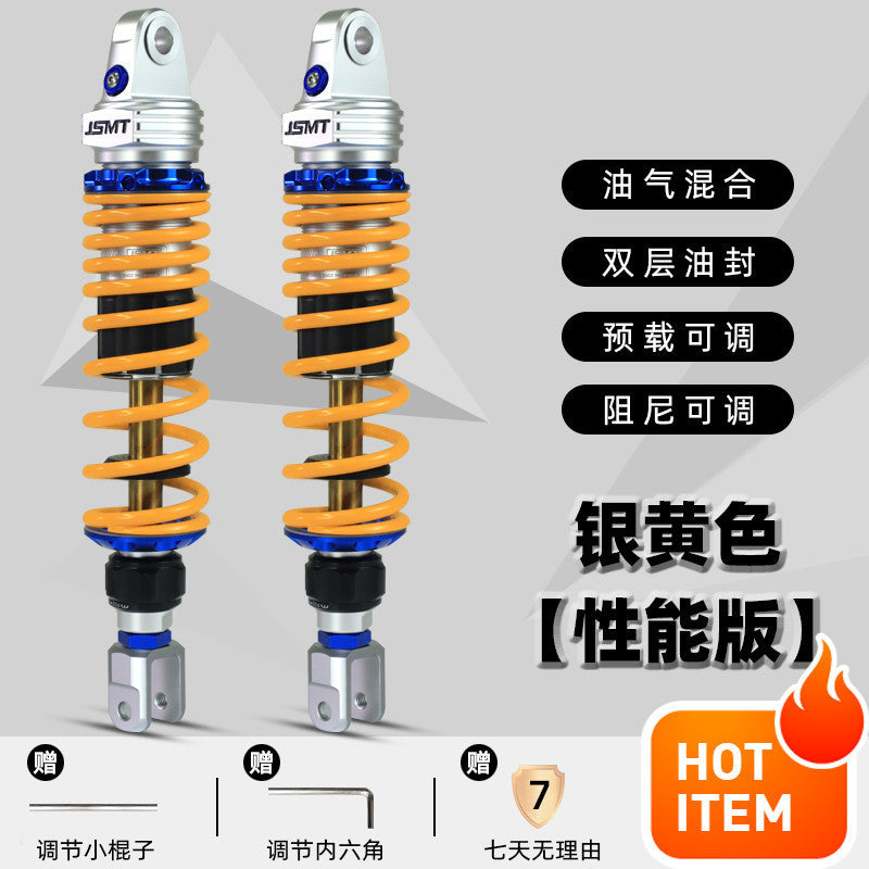 JSMT HONDA FORZA 250 Motorcycle Rear Shock Absorber Performance Adjustable Preload Step Nitrogen