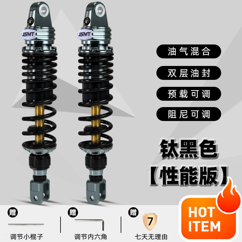 JSMT HONDA FORZA 250 Motorcycle Rear Shock Absorber Performance Adjustable Preload Step Nitrogen