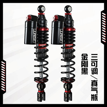 JSMT HONDA FORZA 250 Motorcycle Rear Shock Absorber Performance Adjustable Preload Step Nitrogen