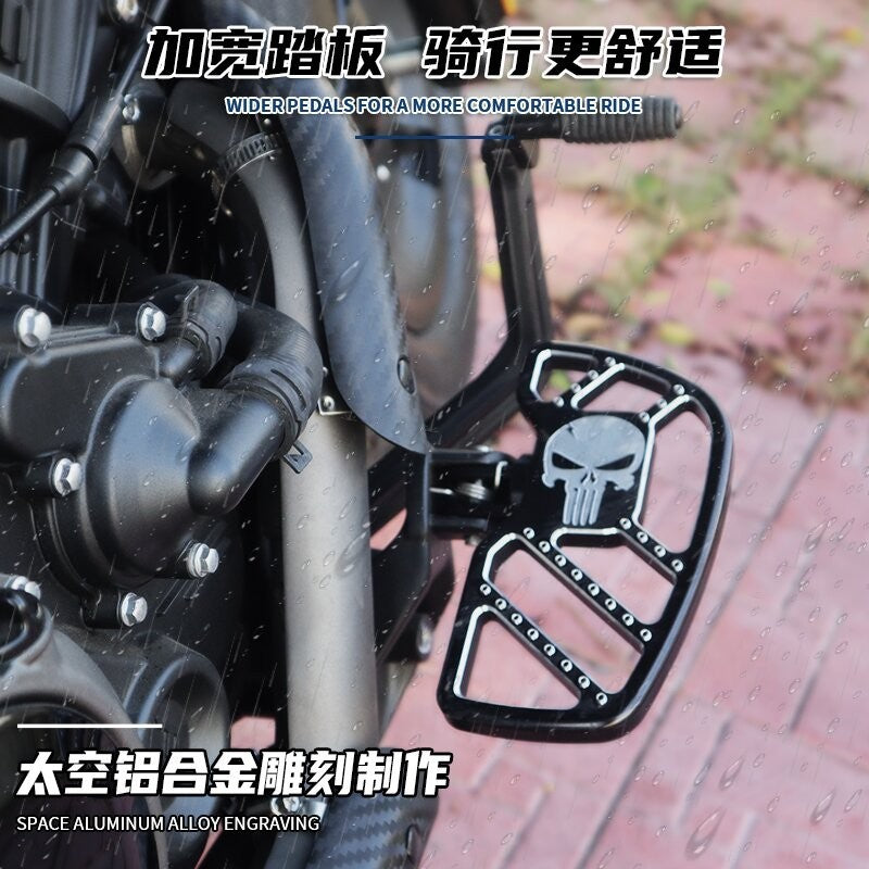 QJmotor Srv250 Modified Widened Pedal Front and Rear Step Footrest