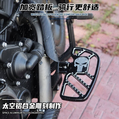 QJmotor Srv250 Modified Widened Pedal Front and Rear Step Footrest