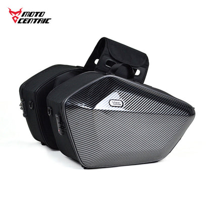 Universal Motorcycle Saddle Bag 60L Side Bag Camel Bag Motorcycle Helmet Bag Waterproof Tail Bag