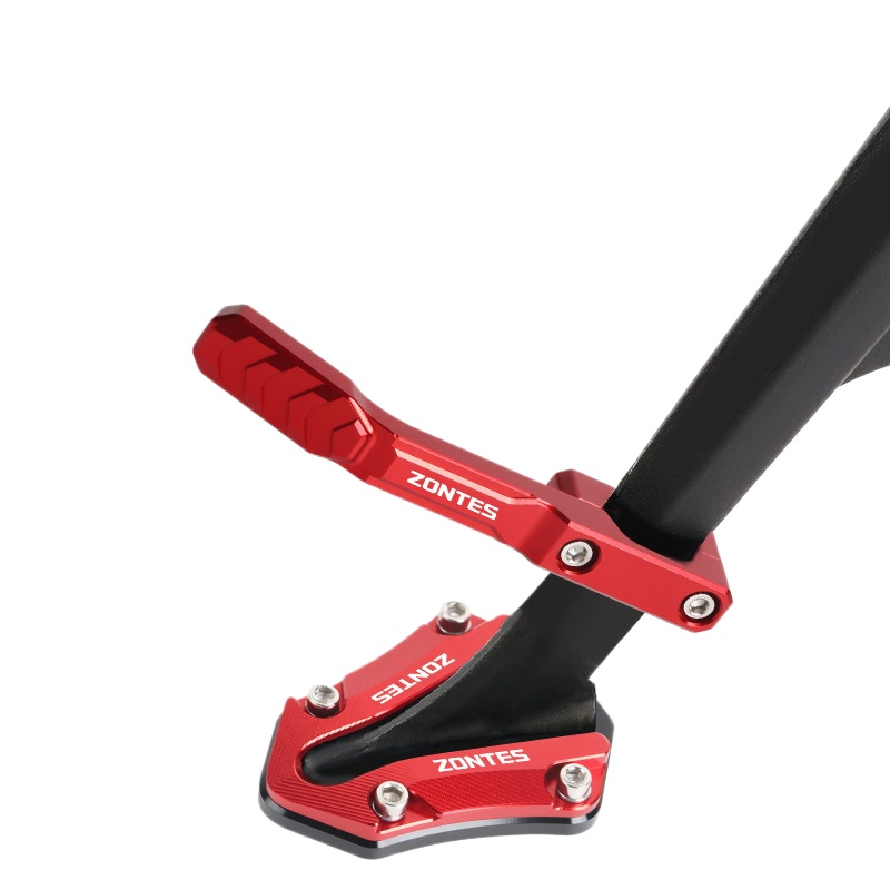 Zontes 368G Hi Low Seat Anti-slip Side Stand Plate Kick Stand Extension Side Stand Enlarger Plate