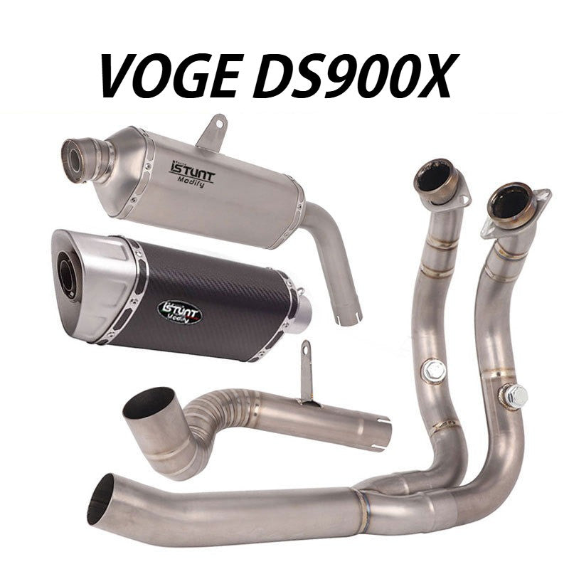 VOGE DS900X Motorcycle Titanium Exhaust Pipe Full System Exhaust for VOGE DS900X Exhaust System