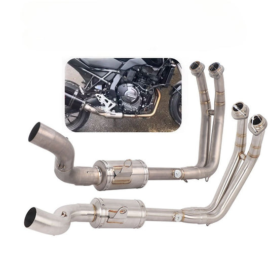 SUZUKI GSX8S 8R Stainless Steel Header GSX-8R GSX-8S Titanium Full System Header 51mm Muffler