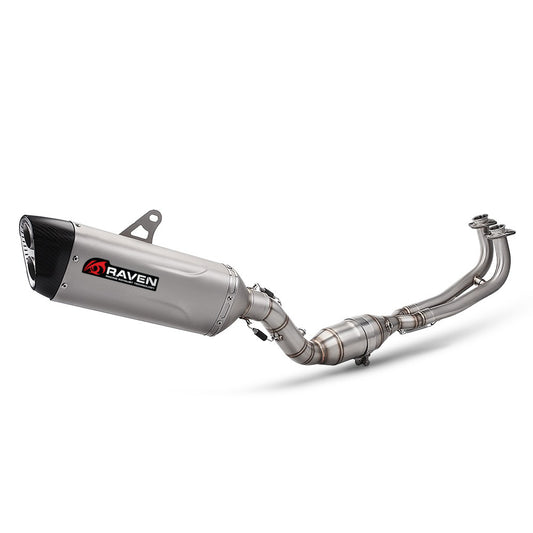 RAVEN TMAX560 TMAX530 2016-2026 Motorcycle Exhaust Full System Two O2 Sensor Stainless Steel Exhaust