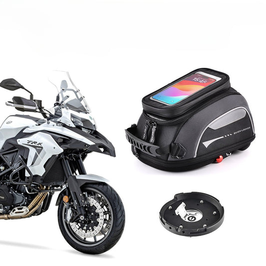 CUCYMA Motorcycle Quick-release Fuel Tank Bag for BENELLI TRK502X TRK502 Tank Bag Quick Lock