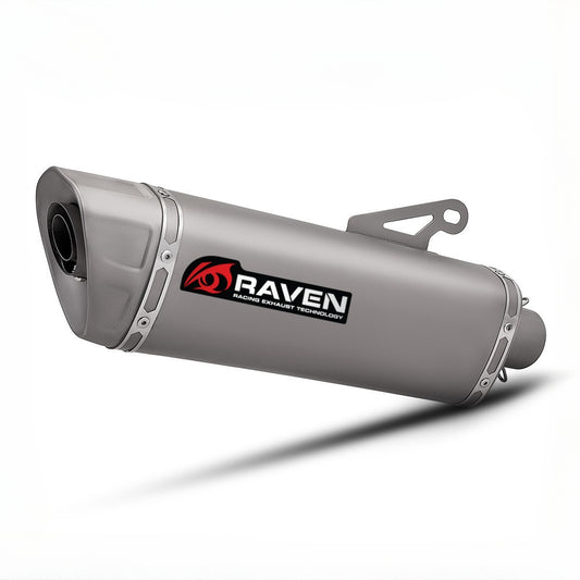 RAVEN 51mm 60mm Universal Motorcycle Exhaust Pipe M12 Titanium Muffler For Z1000 RSV4 Daytona R6