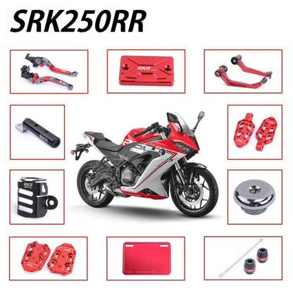 QJmotor SRK250RR Accessories Lever Guard Handlebar Guard Pedal Body Slider Engine Oil Dipstick Nut