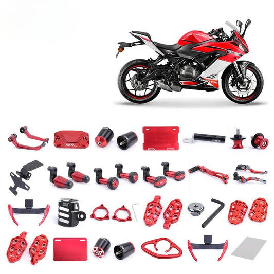 QJmotor SRK250RR Accessories Lever Guard Handlebar Guard Pedal Body Slider Engine Oil Dipstick Nut