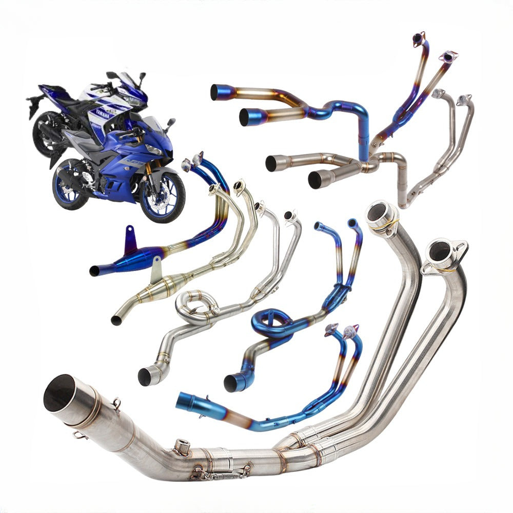 Yamaha R25 V1 V2 MT25 Exhaust Stainless Steel Titanium Pipe Motorcycle Exhaust Pipe System Header