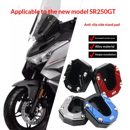 VOGE SR3 SR250GT Kickstand Enlarger & Anti-Slip Seat Cover Mods For New Model Motorbike