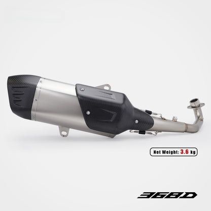 RAVEN ZONTES 368D 2026 Stainless Steel Exhaust Pipe Full System Motorccyle Exhaust ZT358D V2