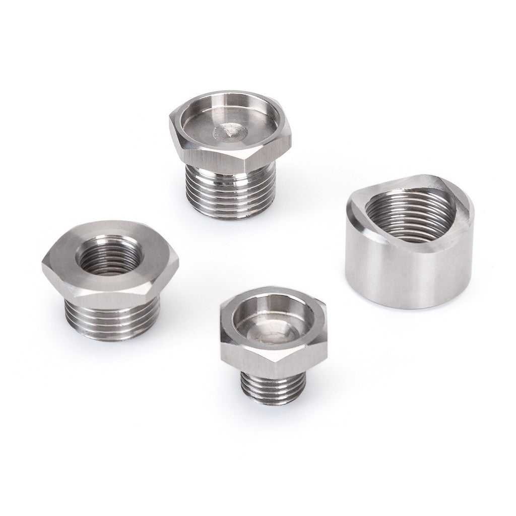Stainless Steel Motorcycle Exhaust Nut Pipe Screw Oxygen O2 Sensor Port Oxygen Plug Base 12mm-18mm
