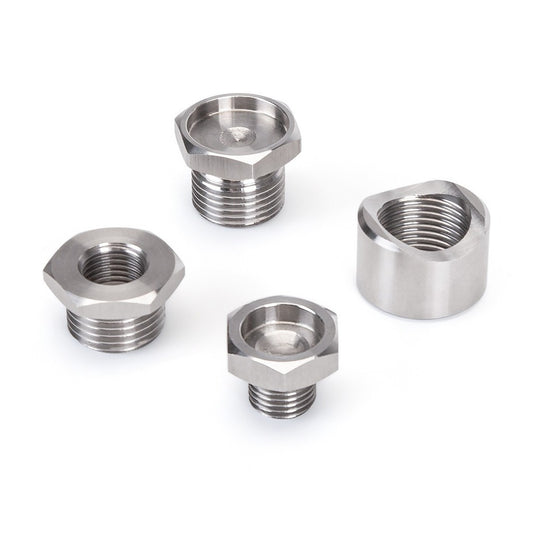 Stainless Steel Motorcycle Exhaust Nut Pipe Screw Oxygen O2 Sensor Port Oxygen Plug Base 12mm-18mm